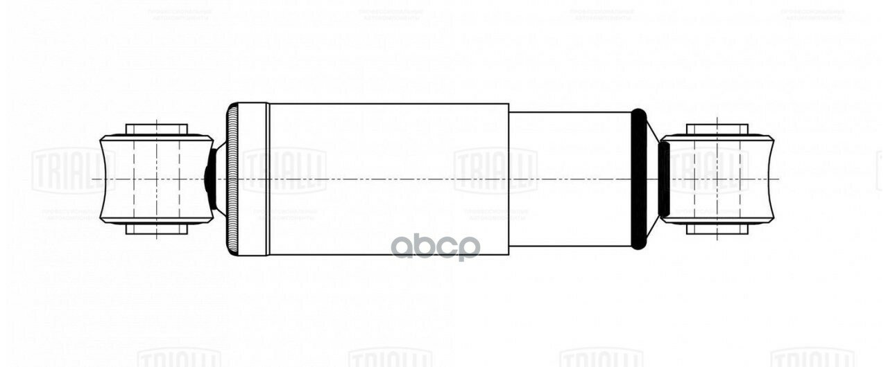 Амортизатор полуприцепа, прицепа ROR (300/432 63х73 24х55 24х55 О/О) TRIALLI - фото №3