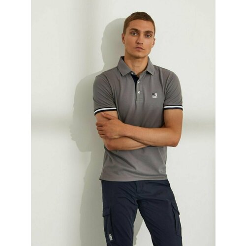 фото Поло lion of porches, размер 48/50, серый