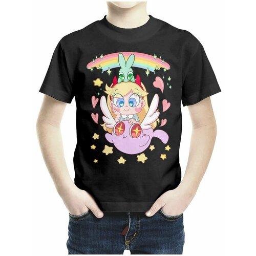 фото Футболка каждому своё, размер 128, черный