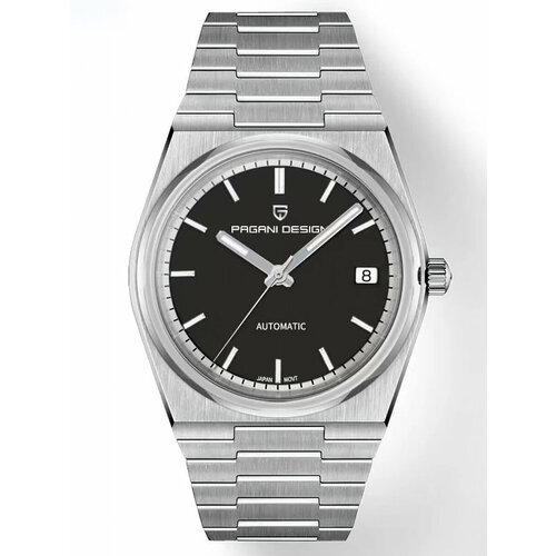 наручные часы pagani design серебряный черный Наручные часы Pagani Design, серебряный, черный