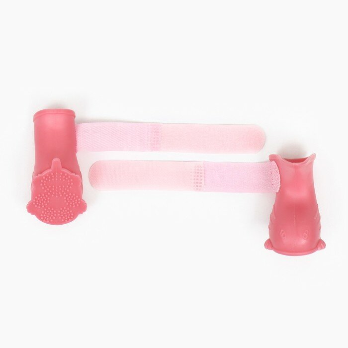MARU Ботинки для собак, резиновые, набор 4 шт, размер L , розовые - фотография № 4