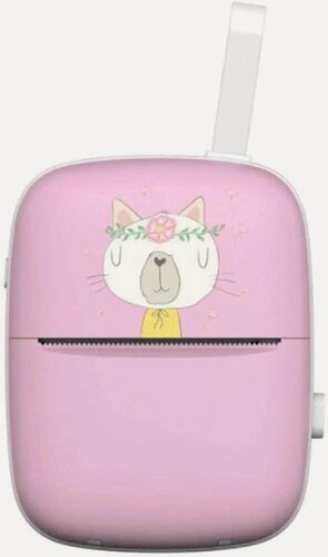 Изображение товара Портативный детский мини принтер (Mini Printer), электронная игрушка, карманный принтер для печати, розовый