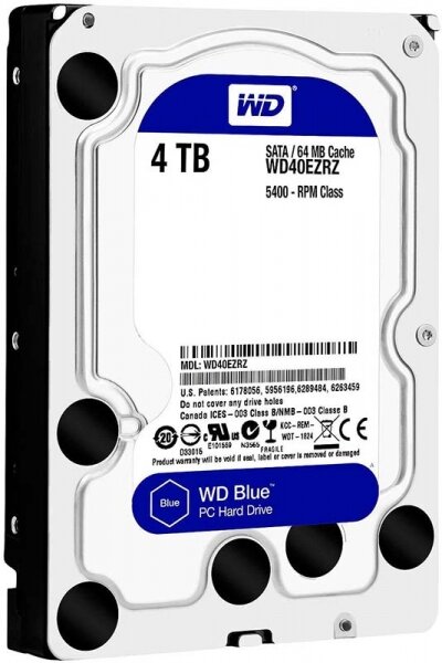 Жесткий Диск Western Digital WD40EZRZ 4Tb SATAIII 3.5" HDD