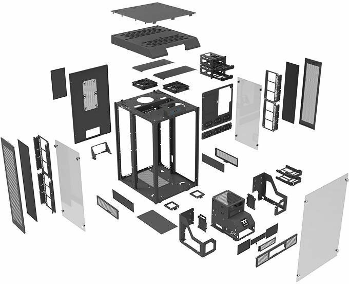 Корпус Thermaltake The Tower 900 [CA-1H1-00F1WN-00] - фото №7