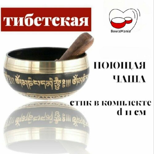 Тибетская поющая чаша литая Classic 11 см