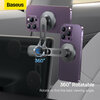 Фото #11 Автомобильный держатель Baseus T-Space Series Folding Metal Car Mount Magnetic Phone Holder (C40151300S11-00) Серебристый
