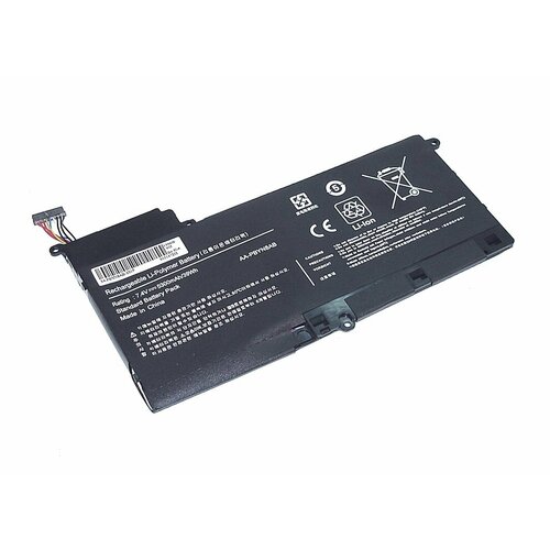 аккумуляторная батарея iqzip для ноутбука samsung 530u pbyn8ab 7 4v 5300mah oem черная Аккумулятор для ноутбука Samsung 530U (AA-PBYN8AB) 7.4V 5300mAh