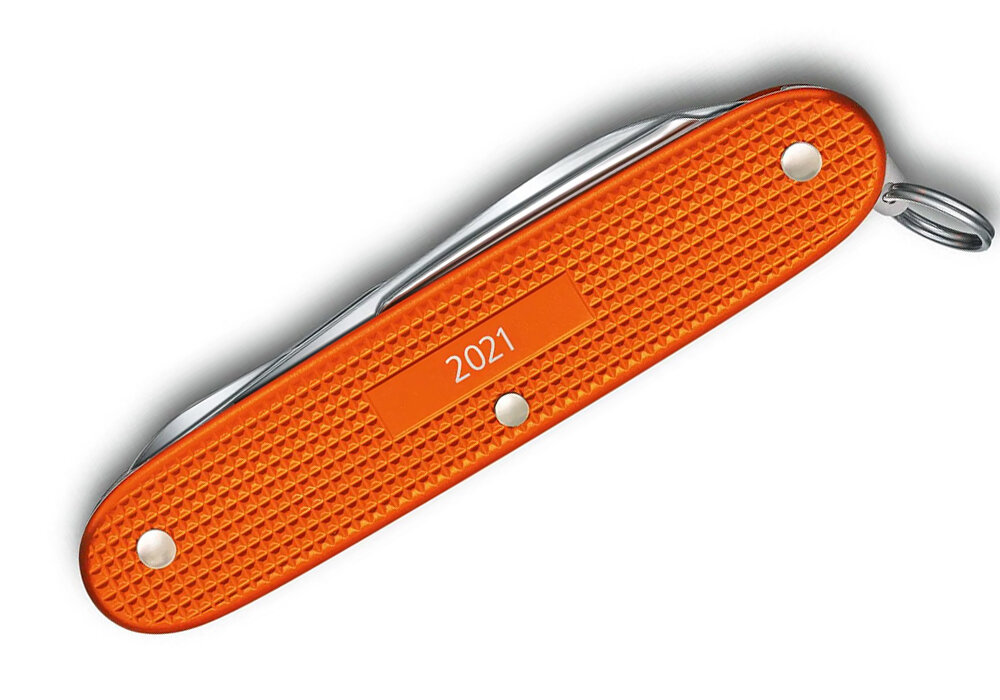 Складной нож Victorinox Pioneer X, 9 функций, 93мм, оранжевый - фото №14