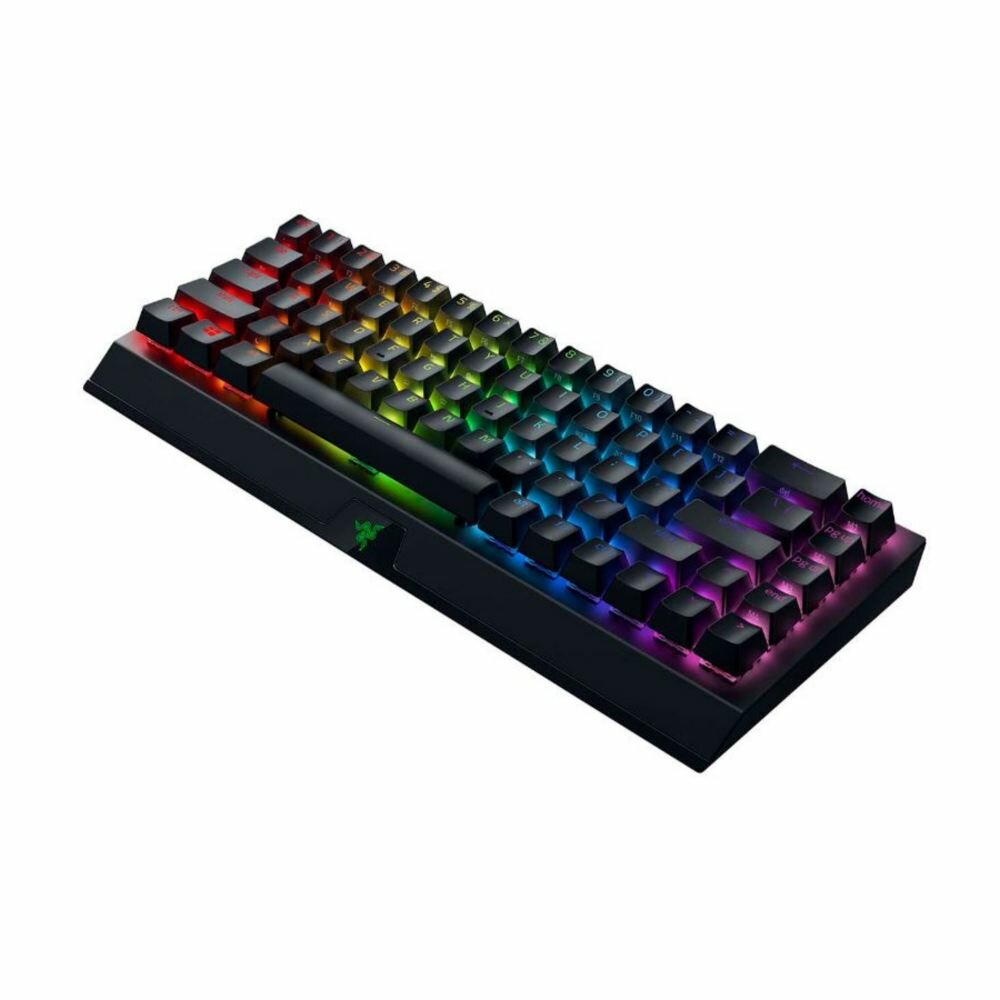 Клавиатура проводная Razer BlackWidow V3 Mini HyperSpeed (Yellow Switch) black (bluetooth/радио/USB, механическая, подсветка) (RZ03-03890700-R3R1)