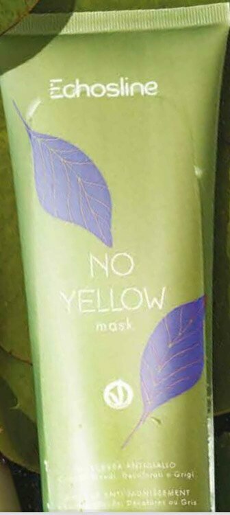 EC NO YELLOW MASK Анти- желтая оттеночная маска для светлых, обесцвеченных или седых волос 300 мл