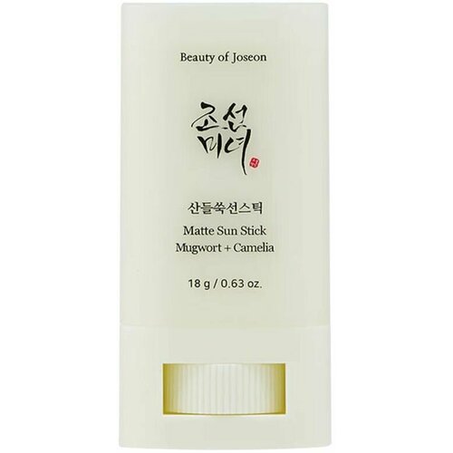 Beauty of Joseon Солнцезащитный стик c центеллой Matte Sun Stick Mugwort And Camelia SPF 50+ joseon rice probiotics relief sun spf50 pa