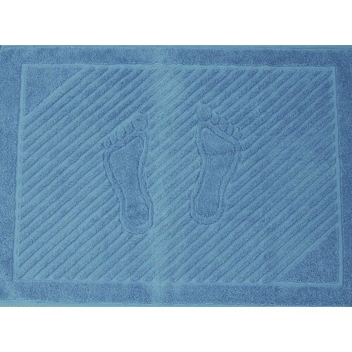 Полотенце махровое Туркменистан АТК 50*70(ножки) синее море