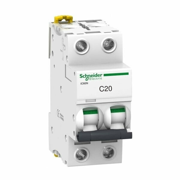 Автоматический выключатель Schneider Electric Acti9 iC60N 2P C 20A