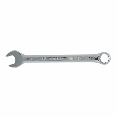 ключ гаечный рожково накидной matrix 14 мм с хромированным покрытием Ключ гаечный рожково-накидной Matrix 13 мм