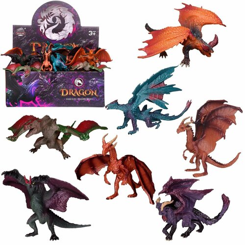 Фигурка Junfa Дракон фигурка мир драконов двухглавый дракон фиолетовый mm217 095