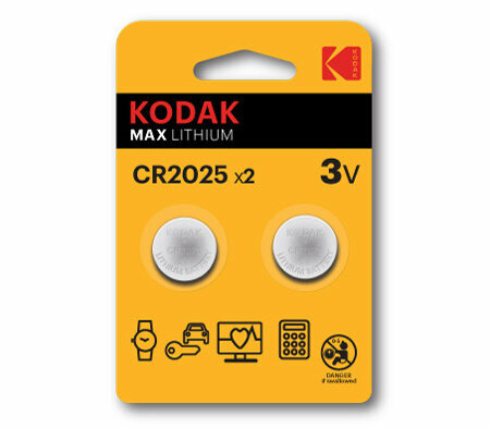 Батарейка Kodak CR2025-2BL