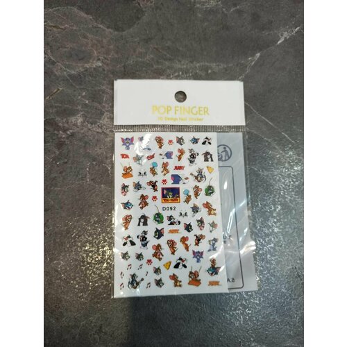 Наклейки для дизайна ногтей, слайдер 1 шт.