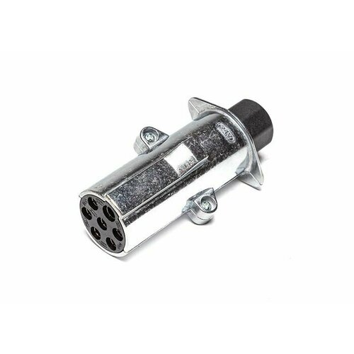 Разъем для прицепа 7 конт. (вилка Евро) метал.