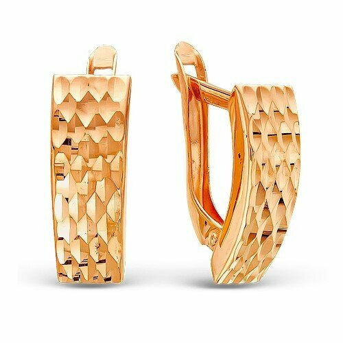 фото Серьги maskom, красное золото, 585 проба маском