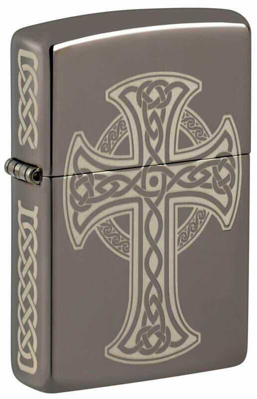 Зажигалка ZIPPO Celtic Cross Design 48614 - фотография № 1