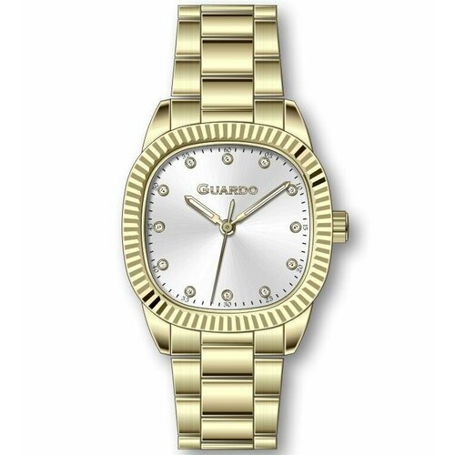 Наручные часы Guardo 12731-2, золотой, белый