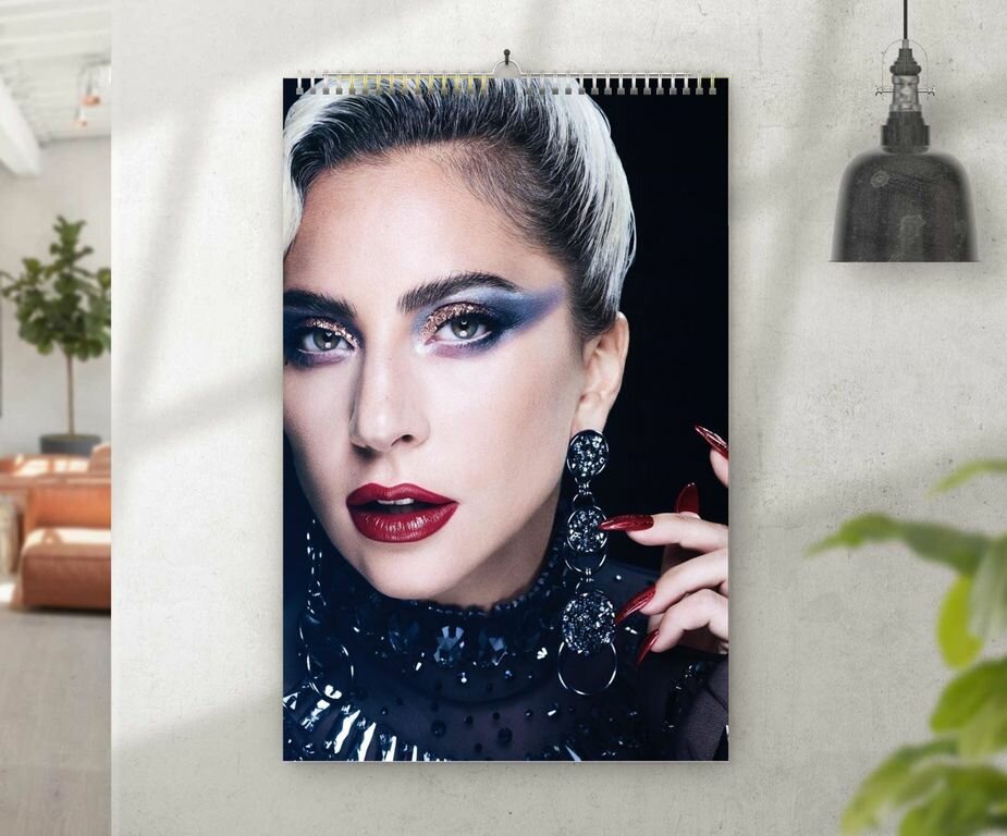 Календарь перекидной Леди Гага, Lady Gaga №1, А4