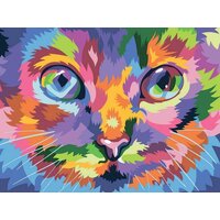 В набор входит подарочная коробка с пластиковым окном, хлопковый холст на деревянном подрамнике с цветным контурным  ...