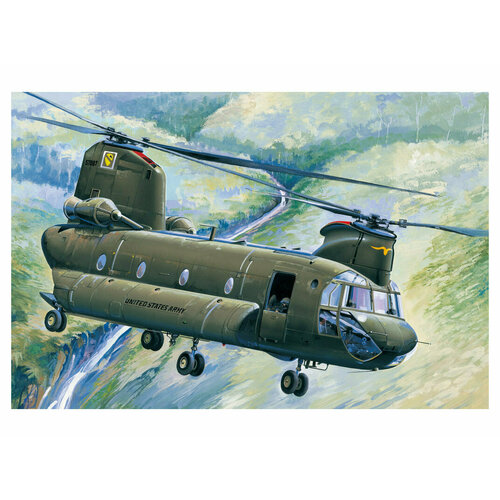 81772 Hobby Boss Американский военно-транспортный вертолет CH-47A Chinook (1:48)