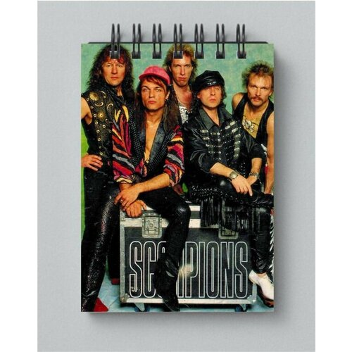 Блокнот Scorpions, Скорпионз №4, Размер А5, 15 на 21 см