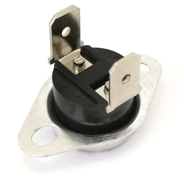 фото Биметаллический термостат KSD301A A313R NC 110°C 10A 250V с ручным сбросом, Tсраб.110°С, неподвижная планка (2 штуки)
