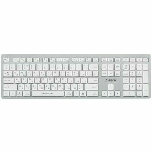 Клавиатура беспроводная A4Tech Fstyler FBX50C 1678068 ножничная клавиш - 109 Bluetooth радиоканал белая 832400₽