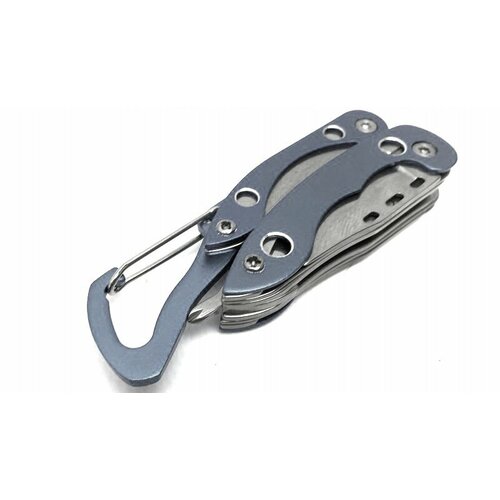 фото Нож-клещи походный многофункциональный treveler 8 в 1 на карабине