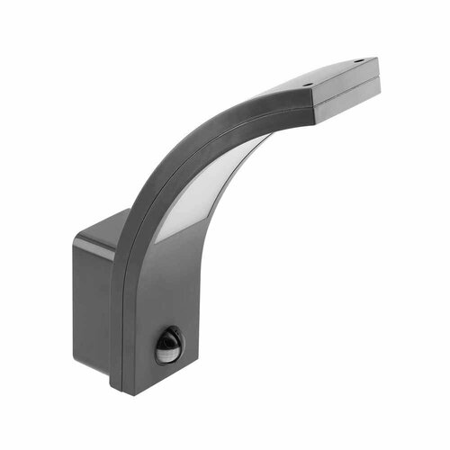 Светильник настенный уличный GTV Пэрис 10 Вт LED 4000 К IP54 черный с датчиком движения и датчиком освещенности 5345₽