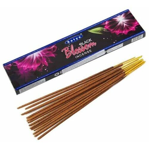 Благовония Satya Black Blossom Черный цветок 20 гр. (15 17 шт.)