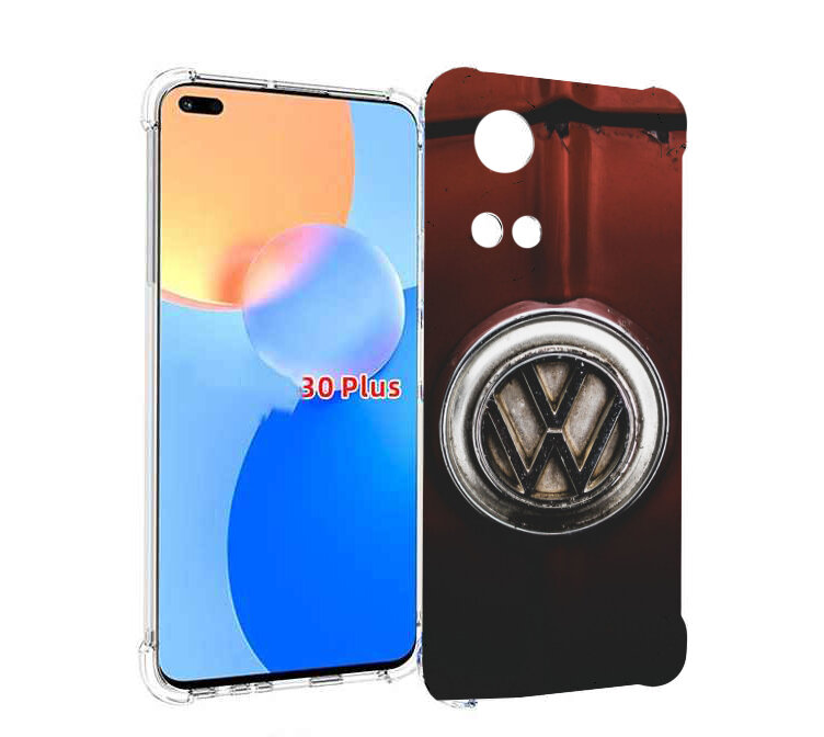 Чехол MyPads volkwagen фольскваген 1 мужской для Honor Play 30 Plus задняя-панель-накладка-бампер