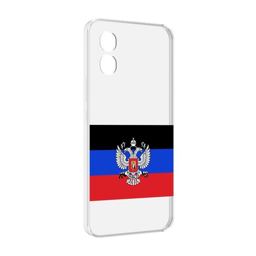Чехол MyPads герб флаг ДНР-1 для Honor X5 задняя-панель-накладка-бампер