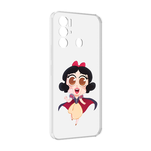 Чехол MyPads принцеска-нарисованная женский для Tecno Pova Neo 4G задняя-панель-накладка-бампер