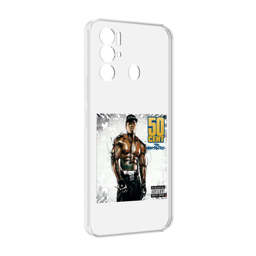 Чехол MyPads 50 Cent - The Massacre для Tecno Pova Neo 4G задняя-панель-накладка-бампер