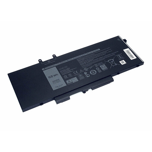 Аккумулятор 4GVMP для ноутбука Dell Precision 3540 7.6V 68Wh (8500mAh) черный аккумулятор для ноутбука dell precision 3540 4gvmp