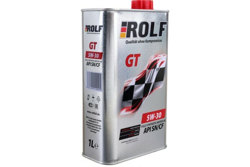 Синтетическое моторное масло ROLF GT 5W-30 SN/CF, 1 л — фото 1
