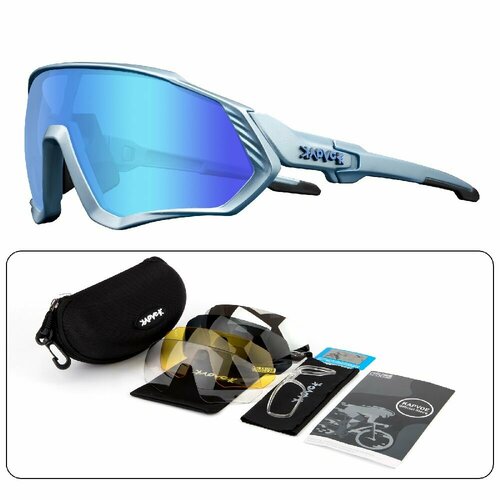 фото Солнцезащитные очки kapvoe, голубой