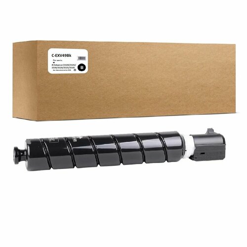 Тонер C-EXV49 для Canon iR ADVANCE C3320 36K Black Compatible (совместимый) canon узел очистки ремня переноса transfer cleaner unit [fm1 b271 000 fm1b271000] для ir adv c3320 3325 3330 c3520 3525 3530