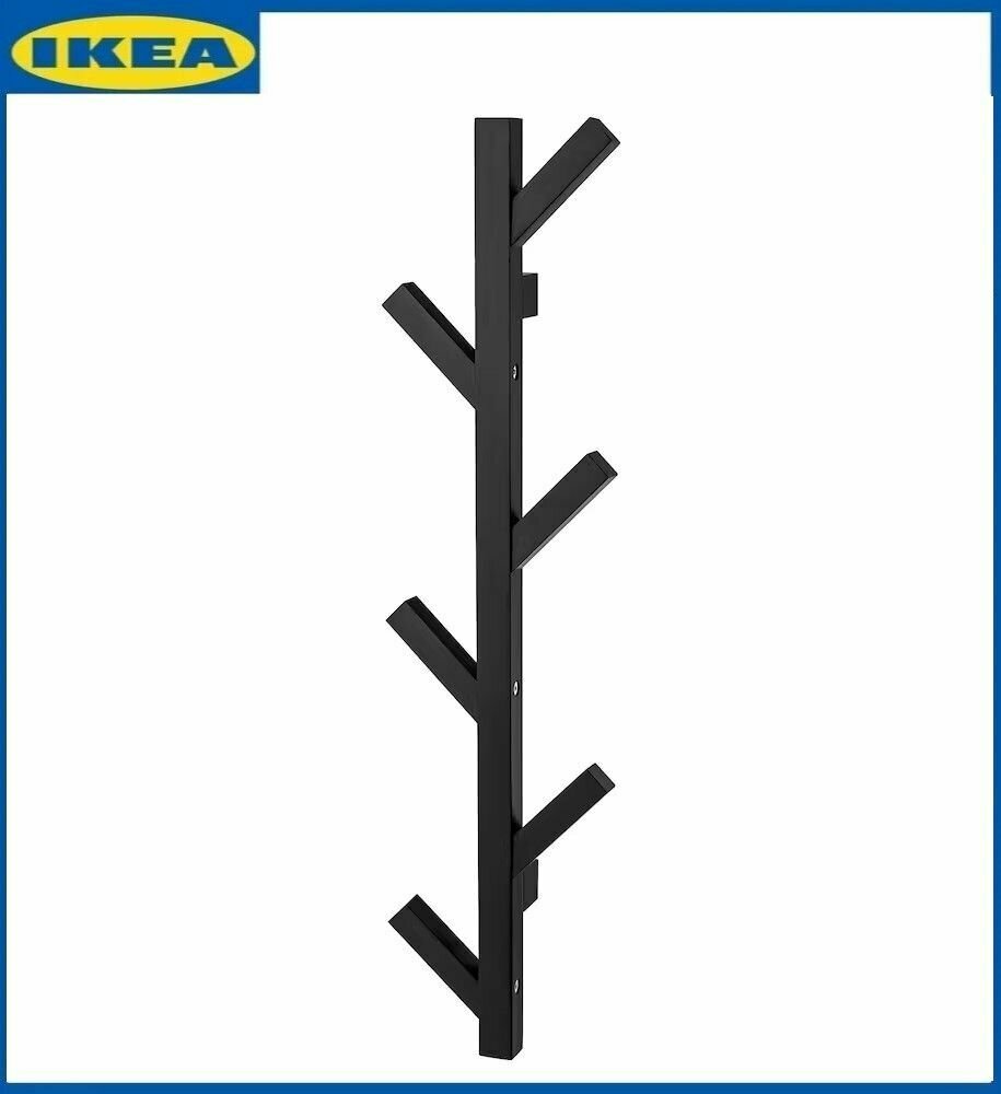 Вешалка для верхней одежды IKEA чусиг черный. 78 см. икеа TJUSIG