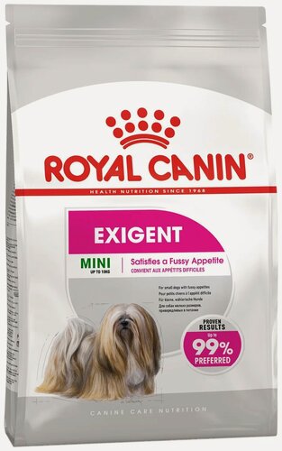 Изображение товара Сухой корм Royal Canin Mini Exigent для мелких взрослых собак (от 1 до 10 кг), привередливых в питании, 3 кг