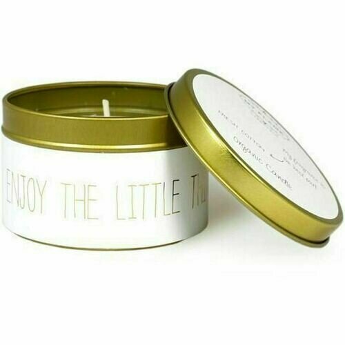 Свеча ароматическая My Flame Enjoy Things Свежий хлопок