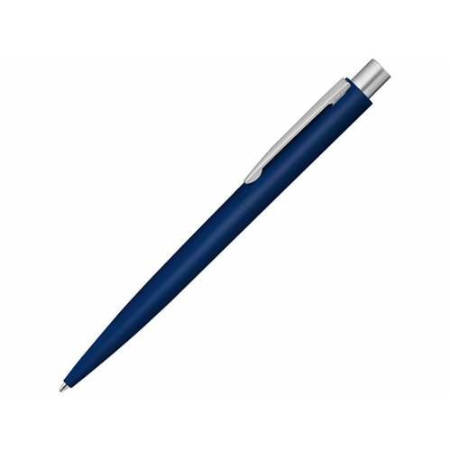 Ручка шариковая металлическая Lumos Gum soft-touch, цвет темно-синий