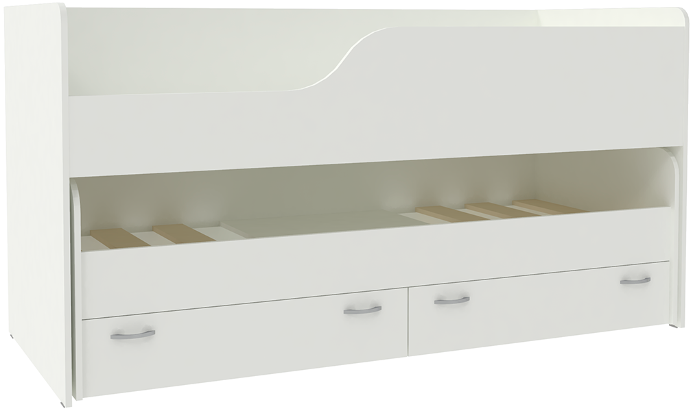 фото Двухъярусная кровать Дуэт-2 Белый Белый