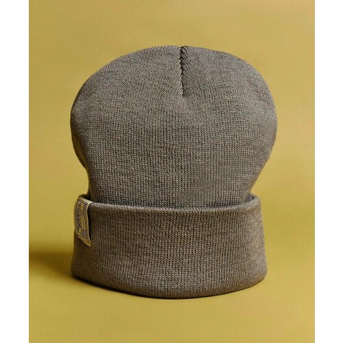 фото Шапка бини reason, размер os, серый, коричневый