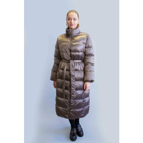 фото Пуховик conso wear, размер 50, коричневый, горчичный