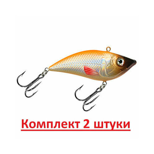 фото Воблер aqua ratlin 52mm, вес - 8,0g, цвет 102 (оранжевая спинка), 2 штуки